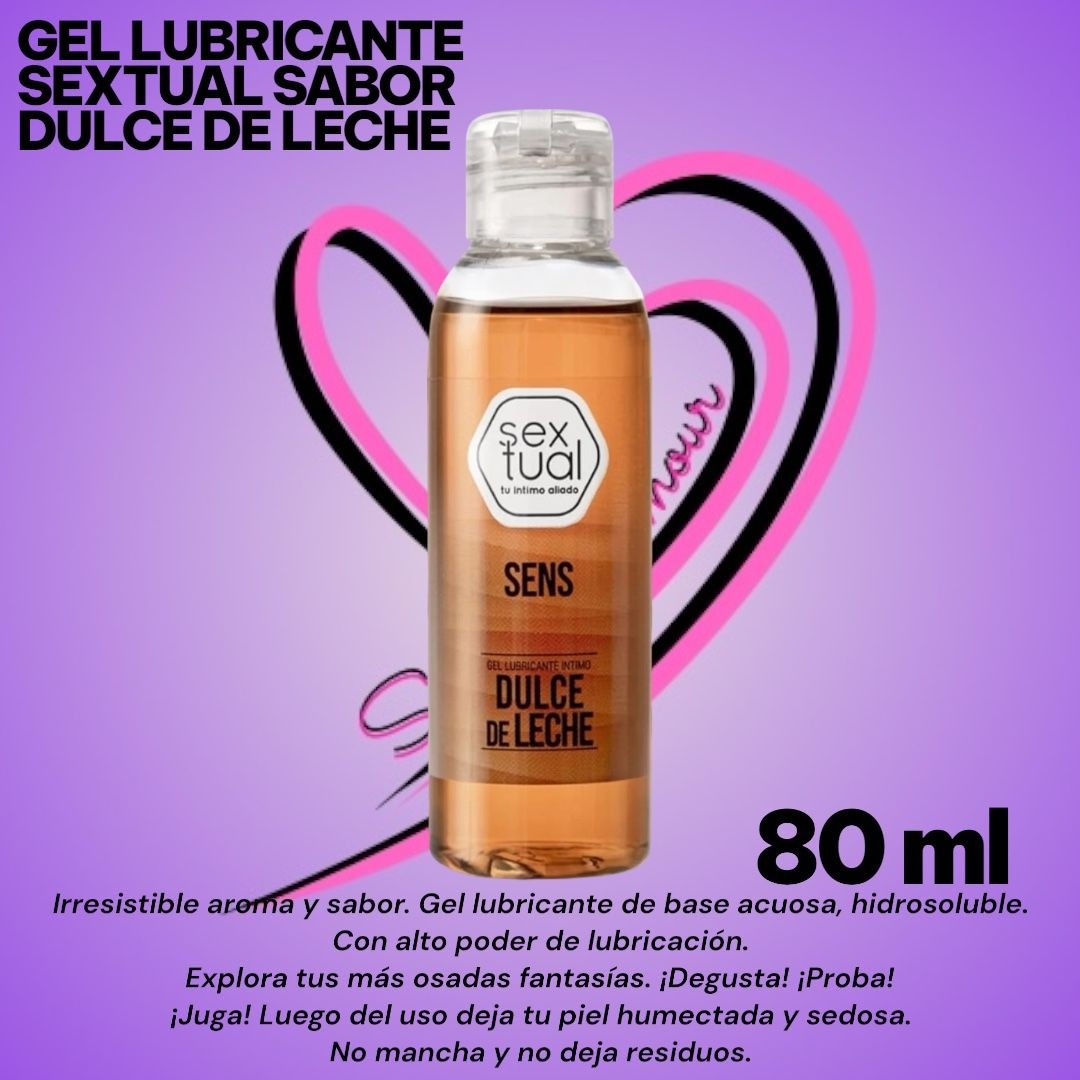 Lubricante SEXTUAL SABOR DULCE DE LECHE