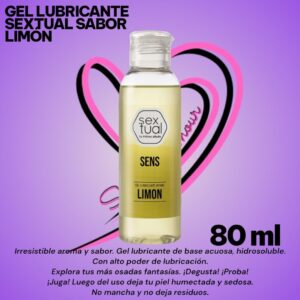 Lubricante SEXTUAL SABOR LIMON