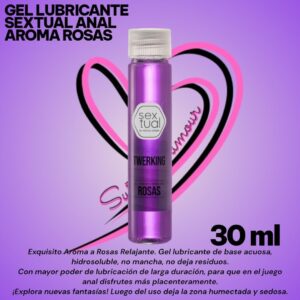 Lubricante SEXTUAL ANAL AROMA ROSAS