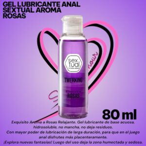 Lubricante SEXTUAL ANAL AROMA ROSAS